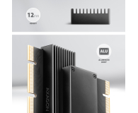 Axagon PCEM2-XS Adapter wewnętrzny PCIe x16, M.2 NVMe - 1205422 - zdjęcie 3